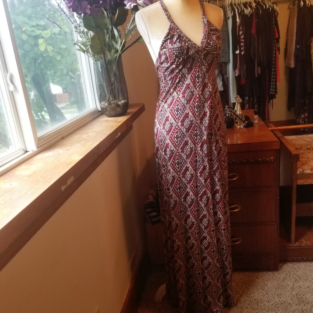 Long Backless Dress